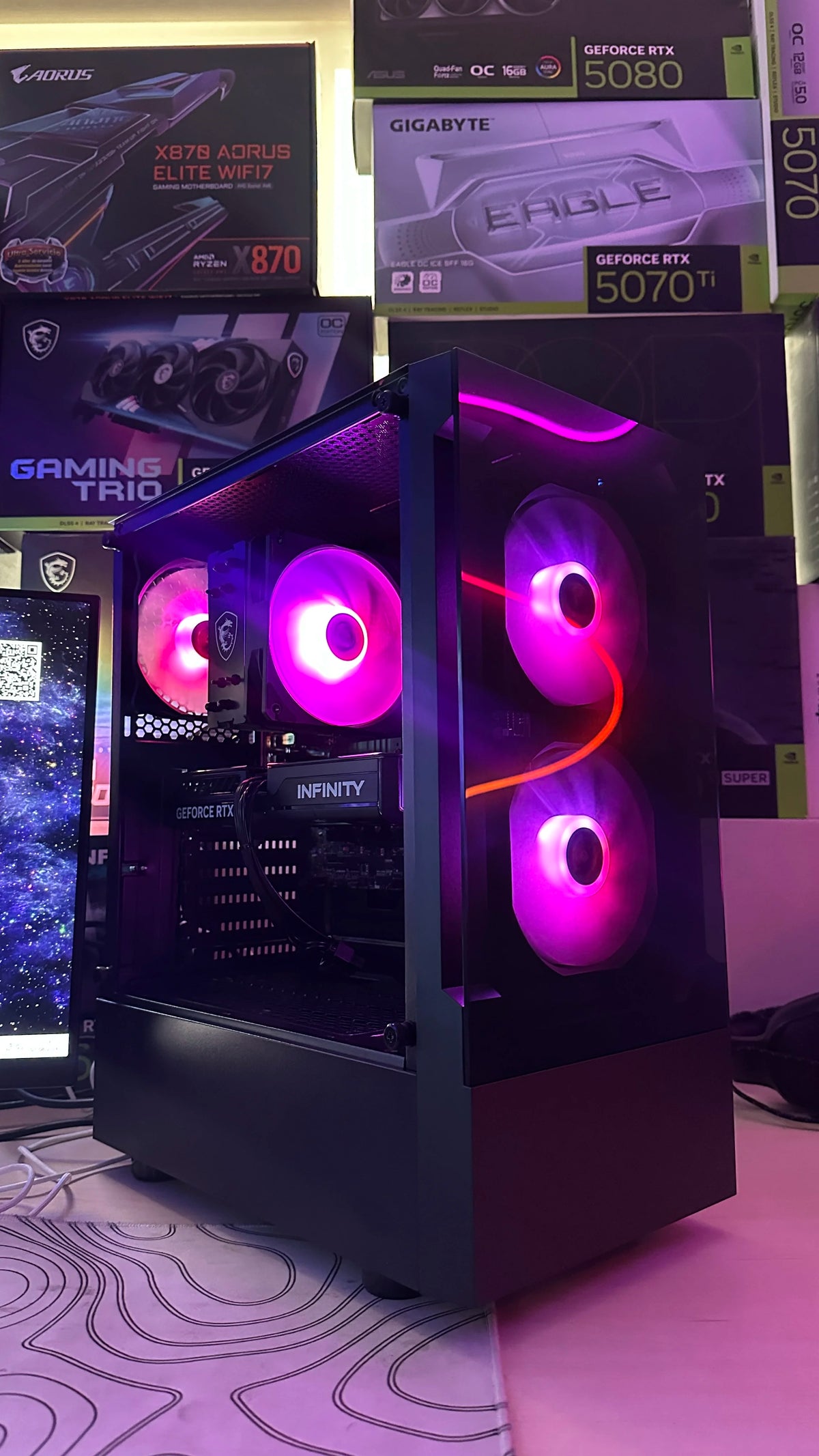 PC Gamer Alta | Ryzen 7 5700X / RTX 5070 / 1TB / Disipador Gamer