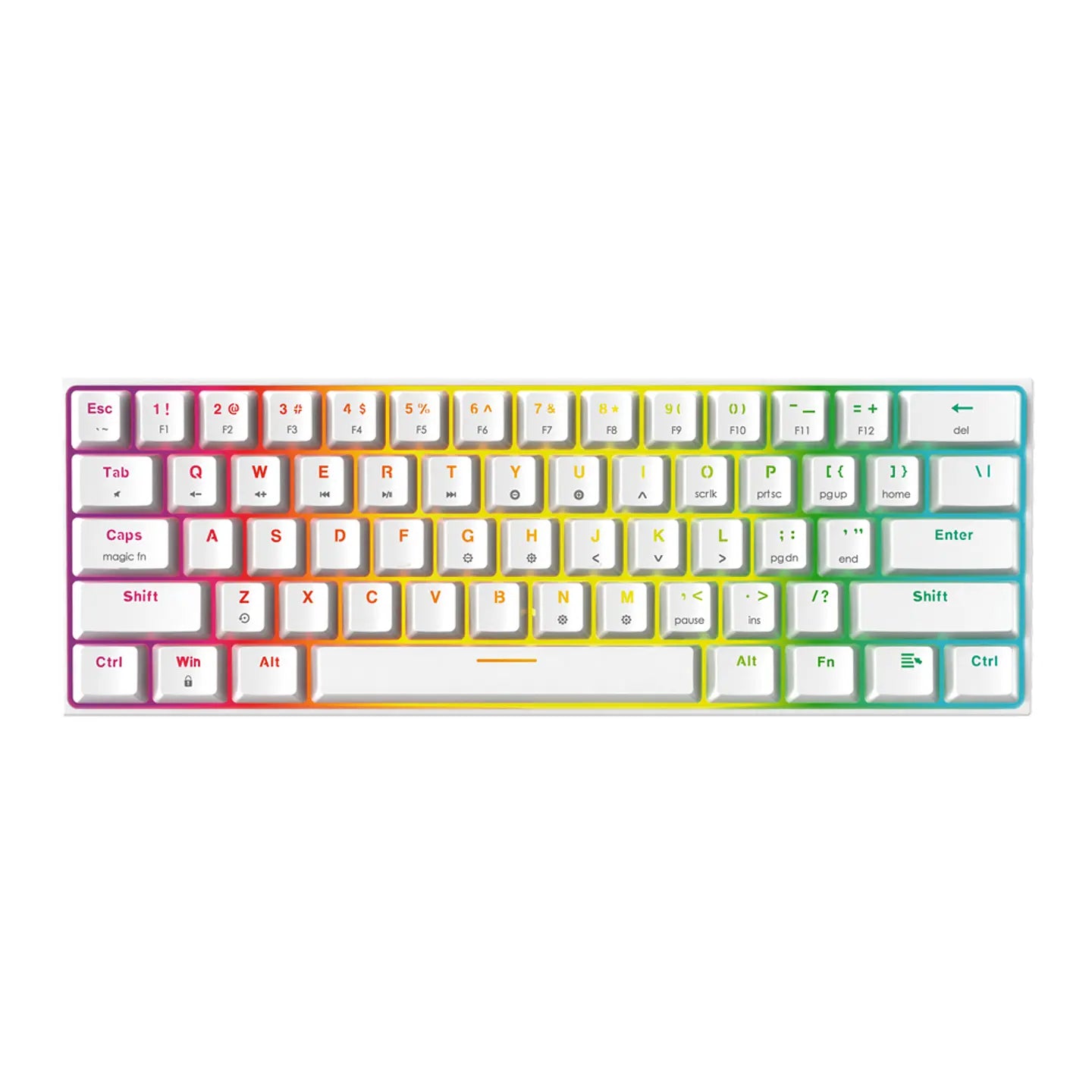 Teclado Mecanico MAXFIT61 Space Edition 60 por ciento