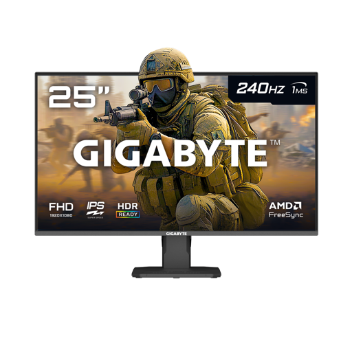 Monitor Gamer Gigabyte GS25F2A 24.5 SS FHD 240Hz FreeSync