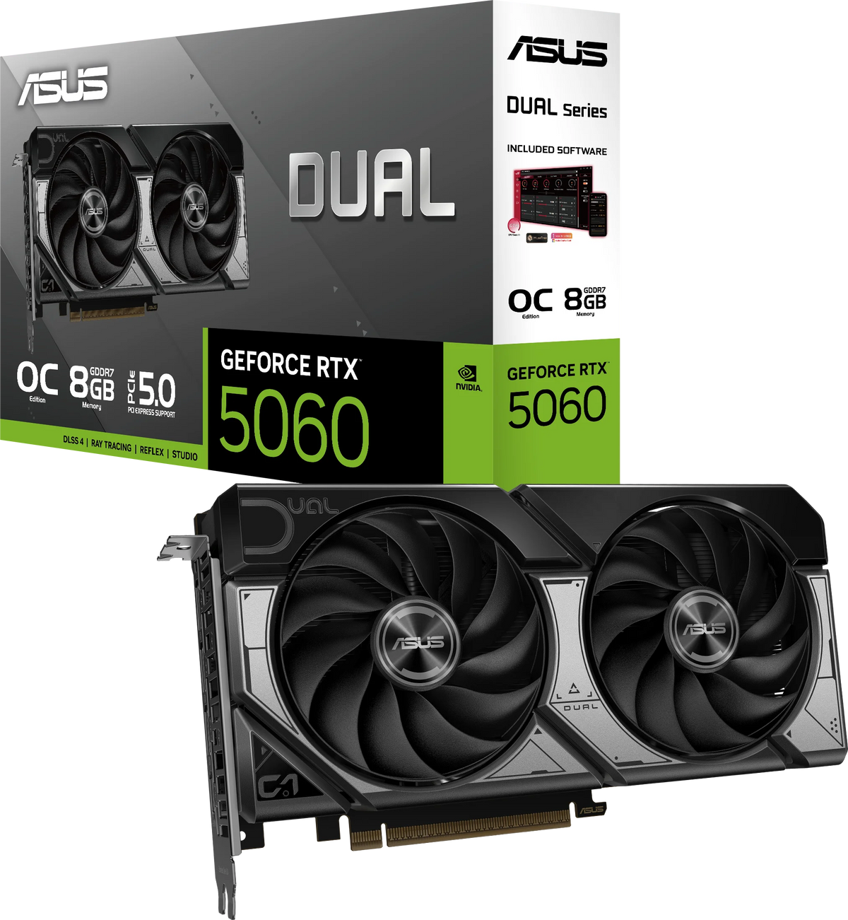 ASUS Dual GeForce RTX 5060 8GB GDDR7 OC Edition