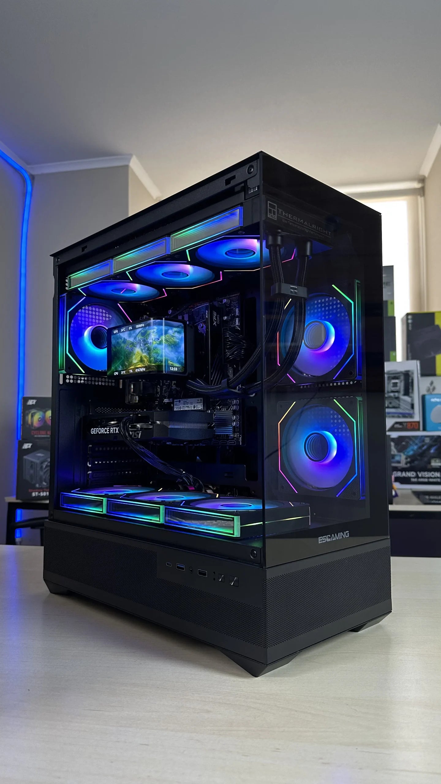 PC Gamer Gama Alta – Streamer | Ryzen 7 7800X3D / RTX 5070 / 1Tb Almacenamiento