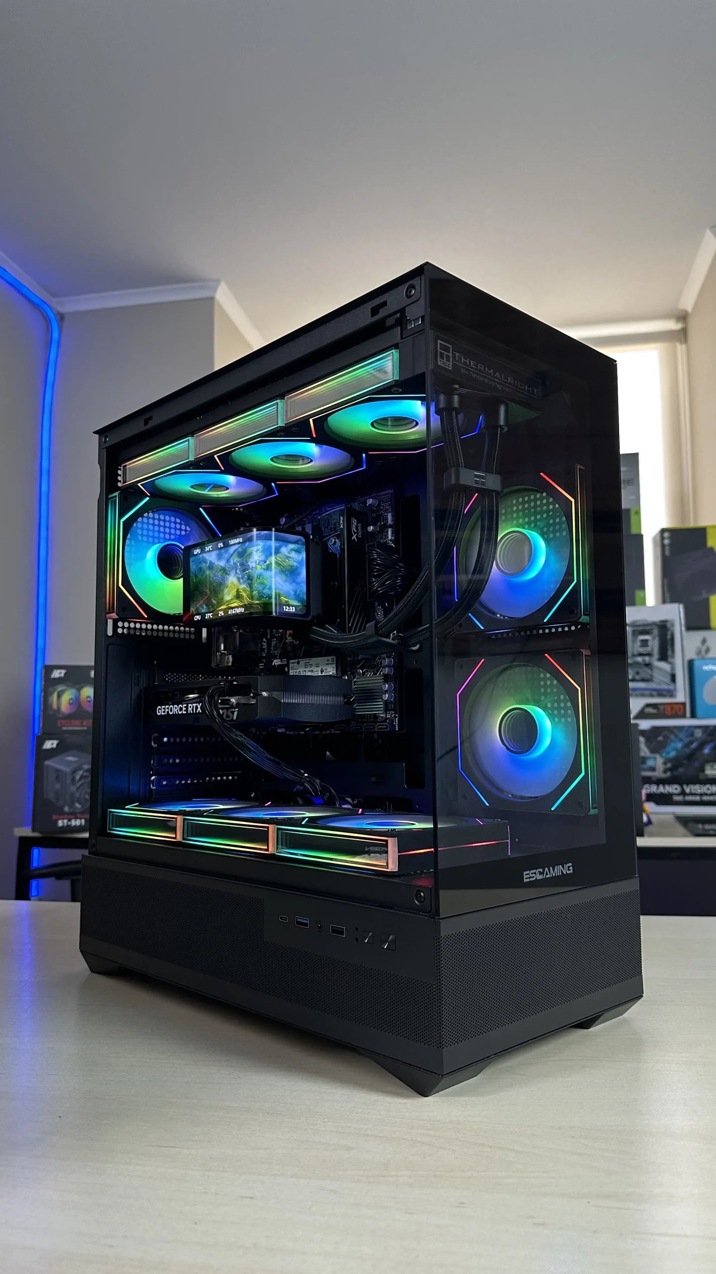 PC Gamer Gama Alta – Streamer | Ryzen 7 7800X3D / RTX 5070 / 1Tb Almacenamiento