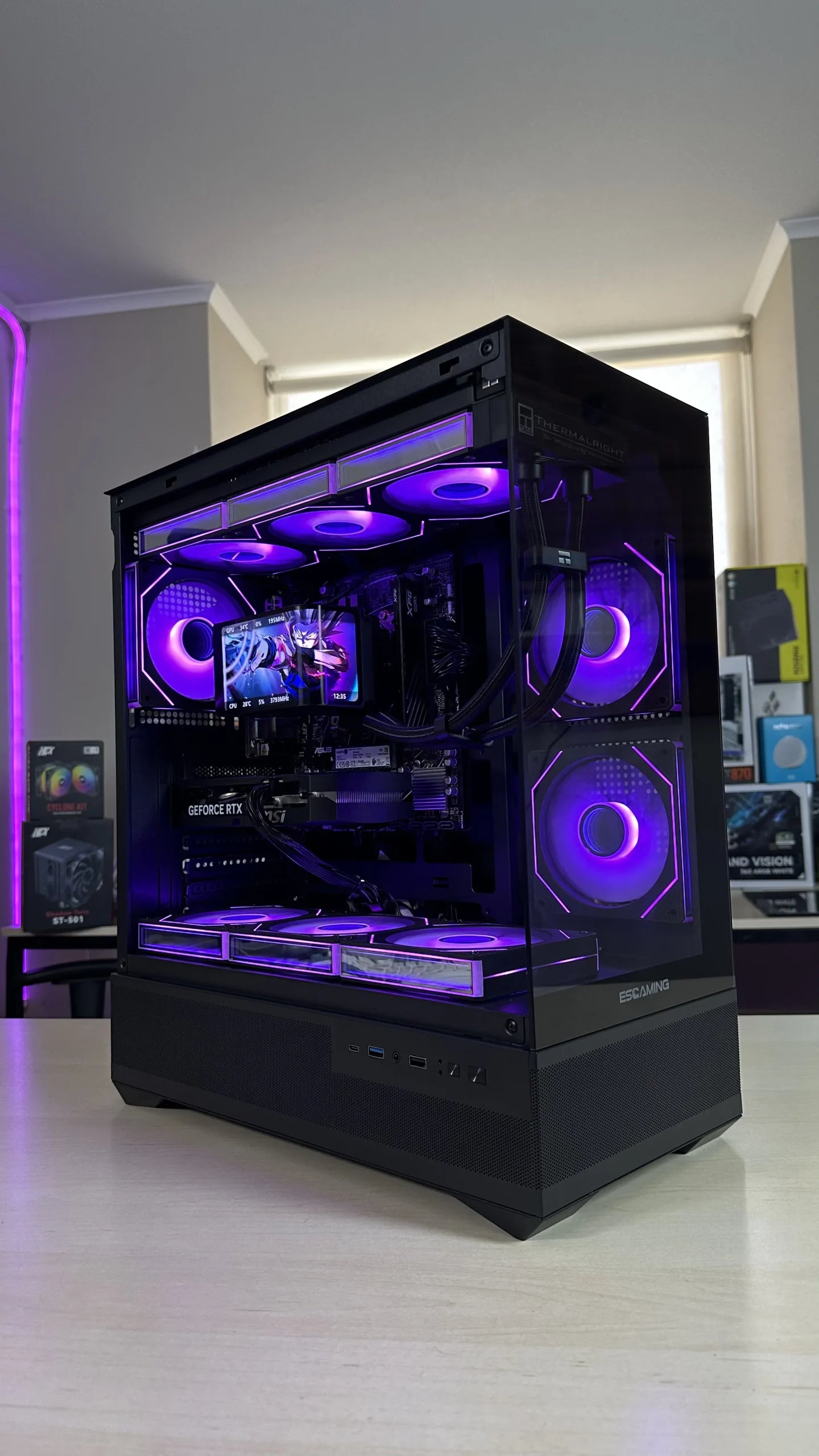 PC Gamer Gama Alta – Streamer | Ryzen 7 7800X3D / RTX 5070 / 1Tb Almacenamiento