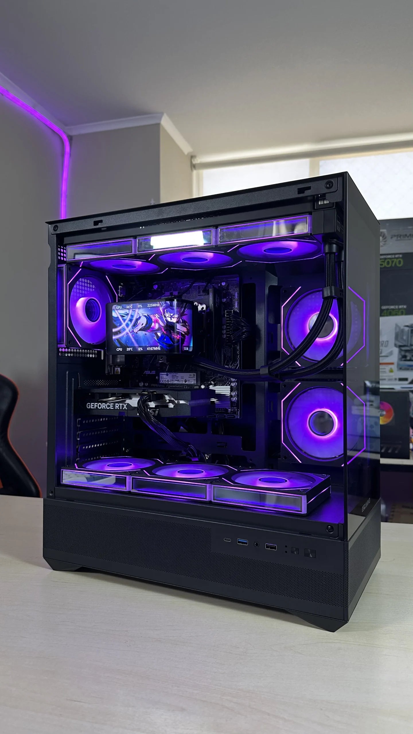 PC Gamer Gama Alta – Streamer | Ryzen 7 7800X3D / RTX 5070 / 1Tb Almacenamiento