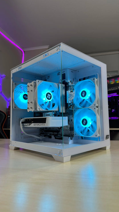 PC Gamer Gama Media | Ryzen 5 9600X / RTX 5060 / Gabinete Blanco Vidrio Templado