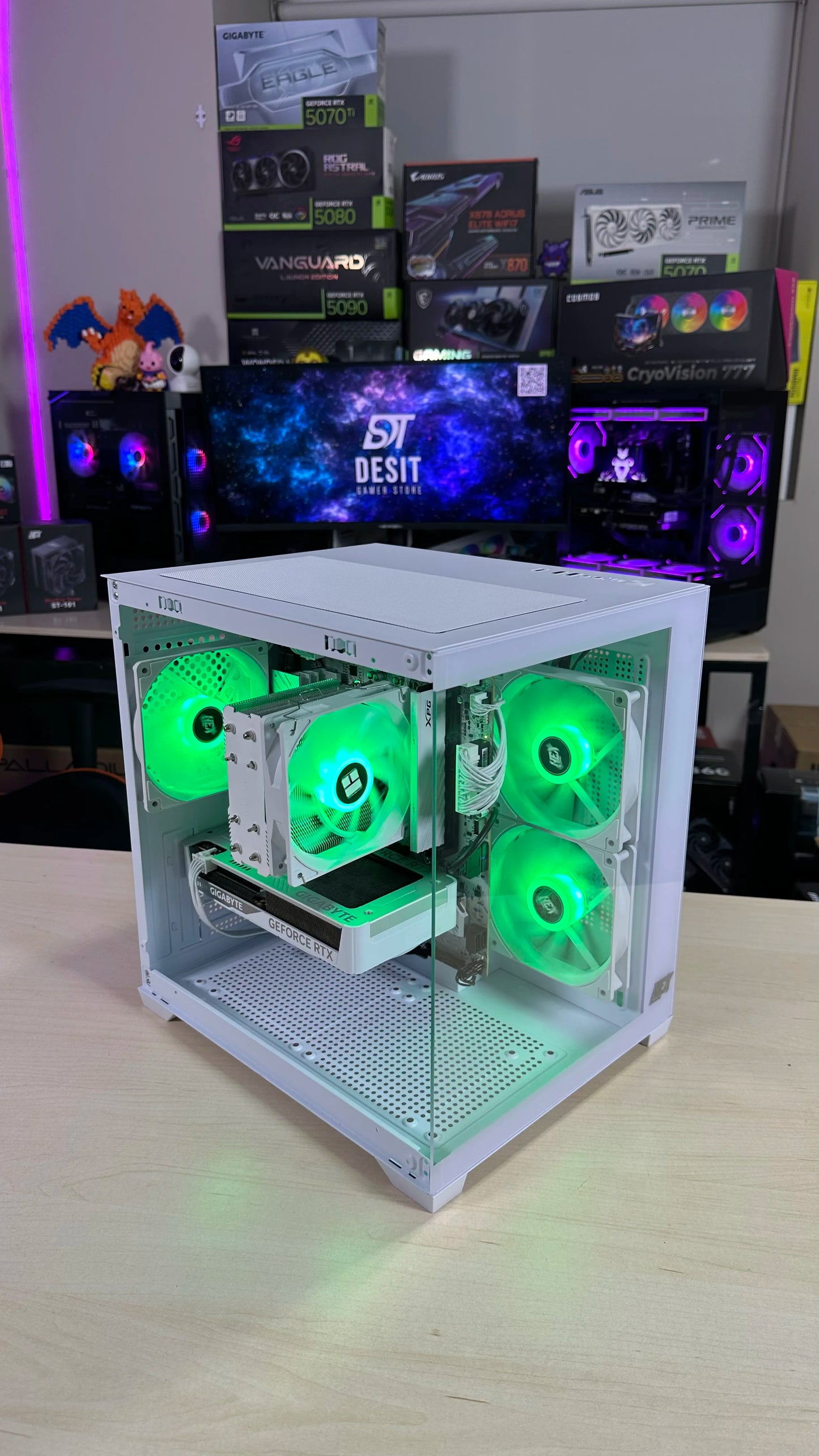 PC Gamer Gama Media | Ryzen 5 9600X / RTX 5060 / Gabinete Blanco Vidrio Templado