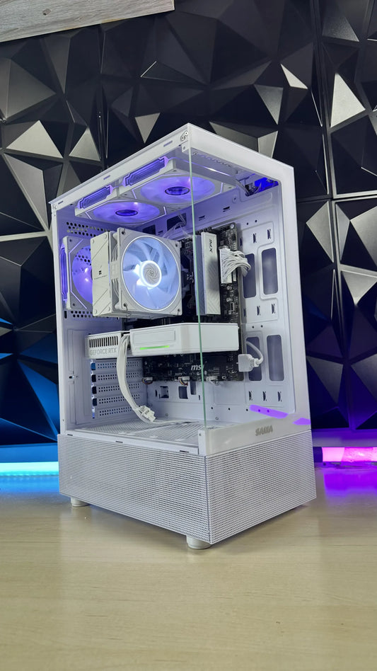 Pack PC Gamer Entrada | Ryzen 5 5500 / RTX 5060 / Gabinete Blanco