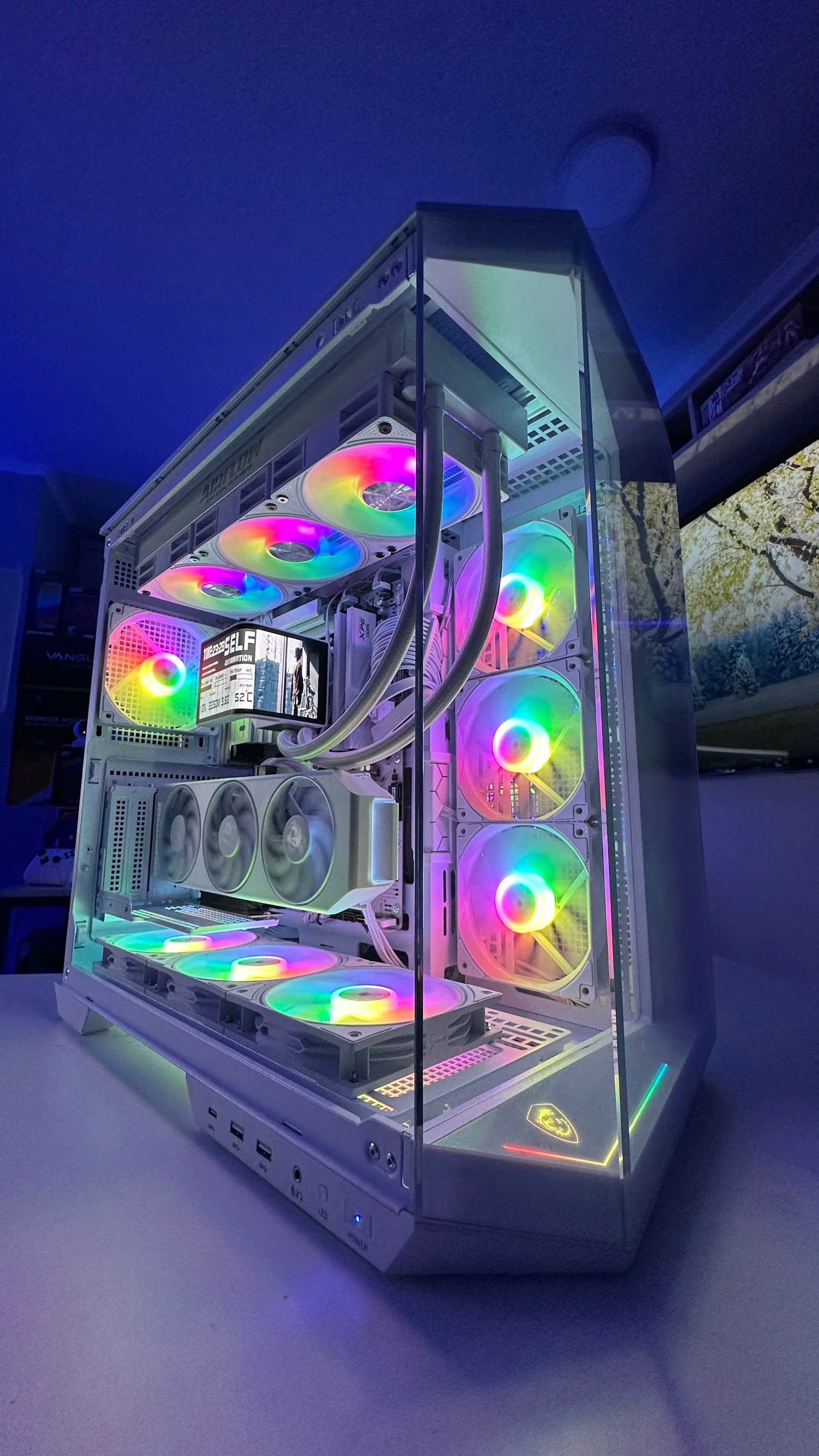 PC Gamer Gama Alta / Ryzen 7 7800X3D / RTX 5070 / Gabinete Pecera