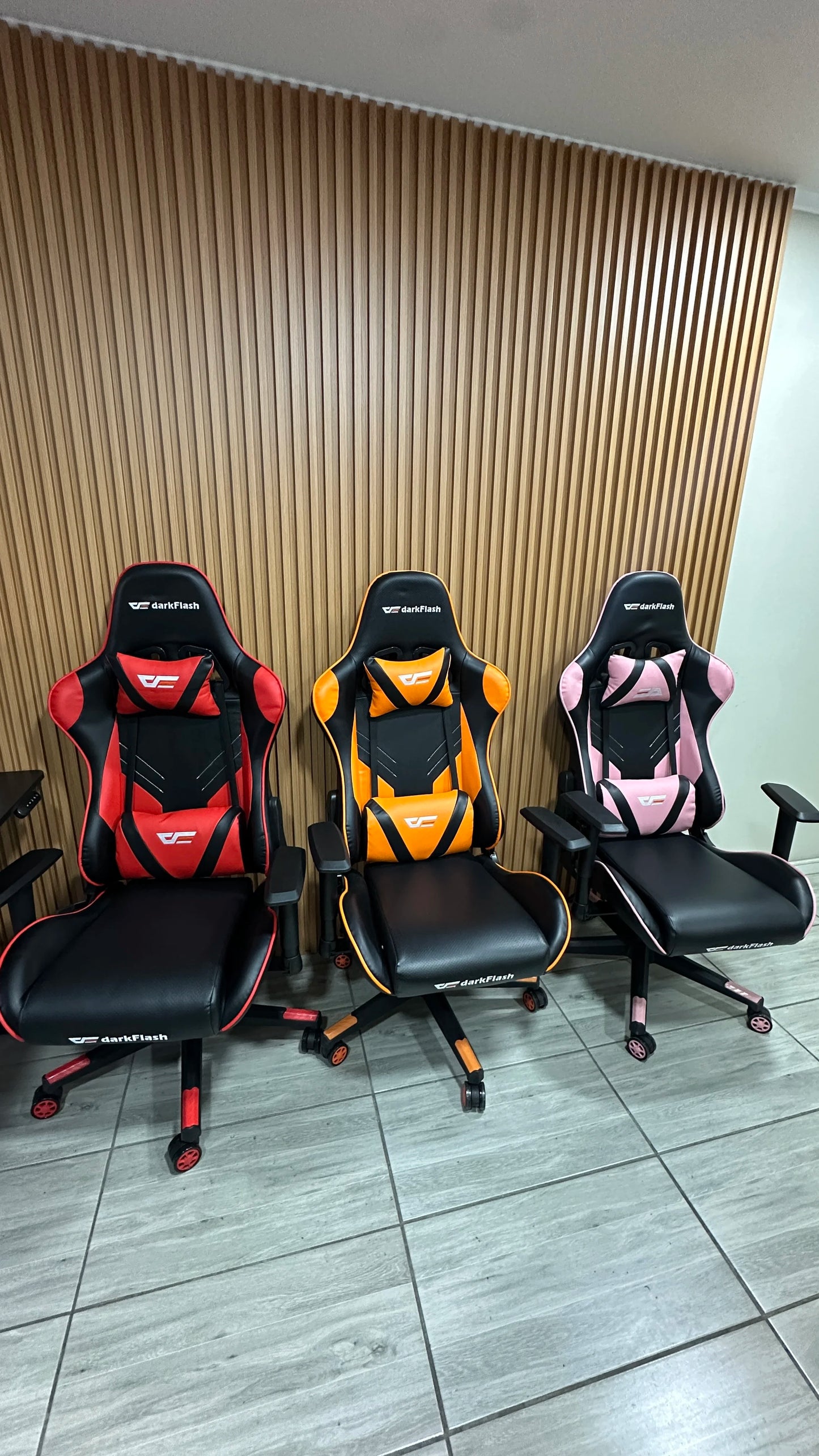 Silla Gamer Rosa Profesional Darkflash Rc360 Reclinable 180°