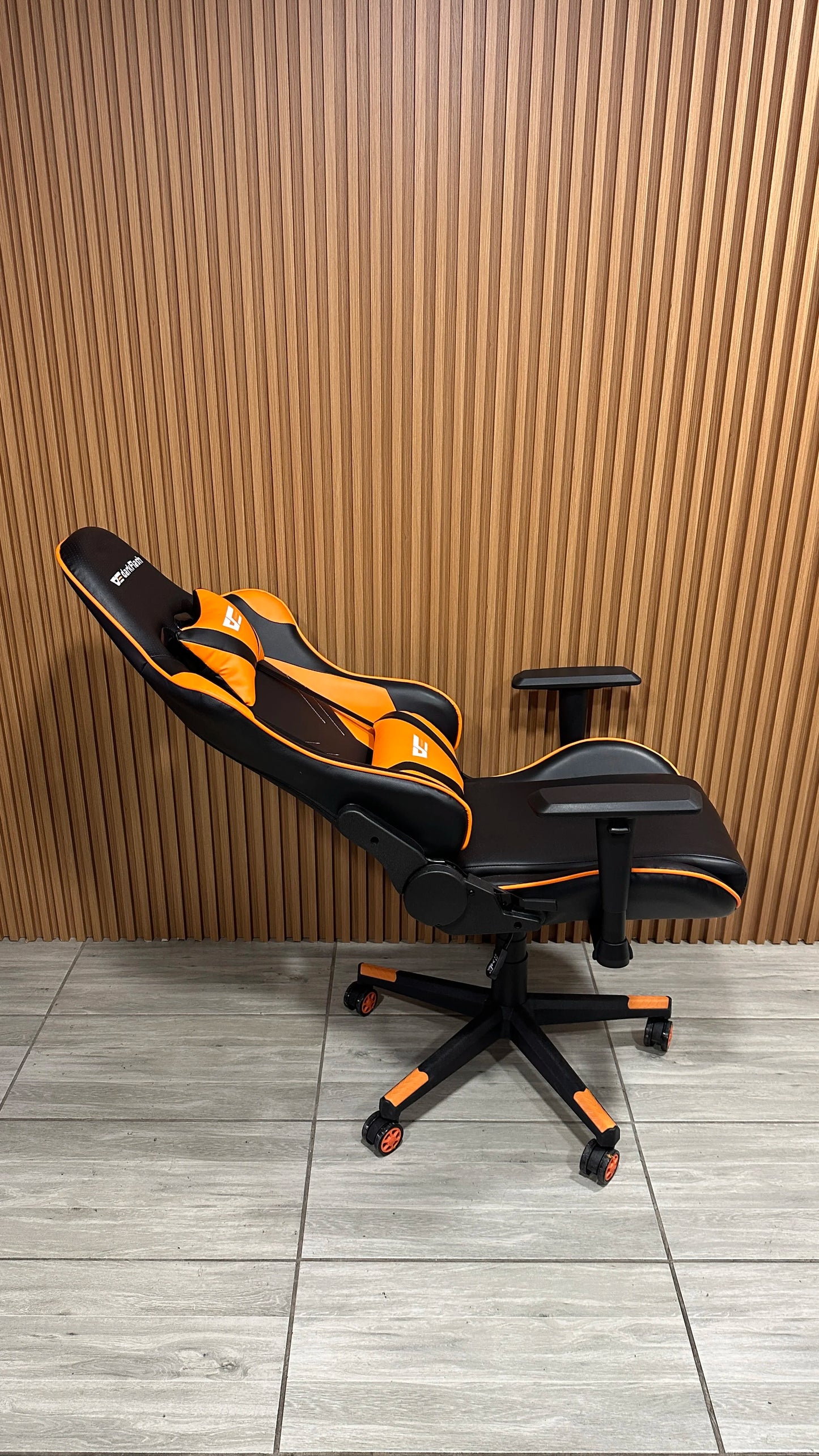 Silla Gamer Naranja Profesional Darkflash Rc360 Reclinable 180°