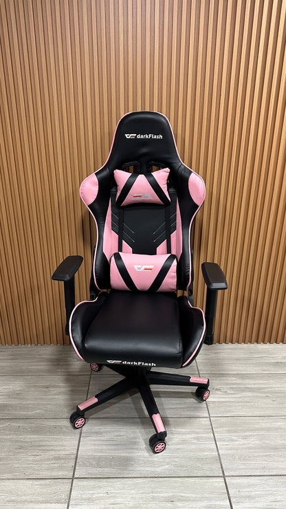 Silla Gamer Rosa Profesional Darkflash Rc360 Reclinable 180°