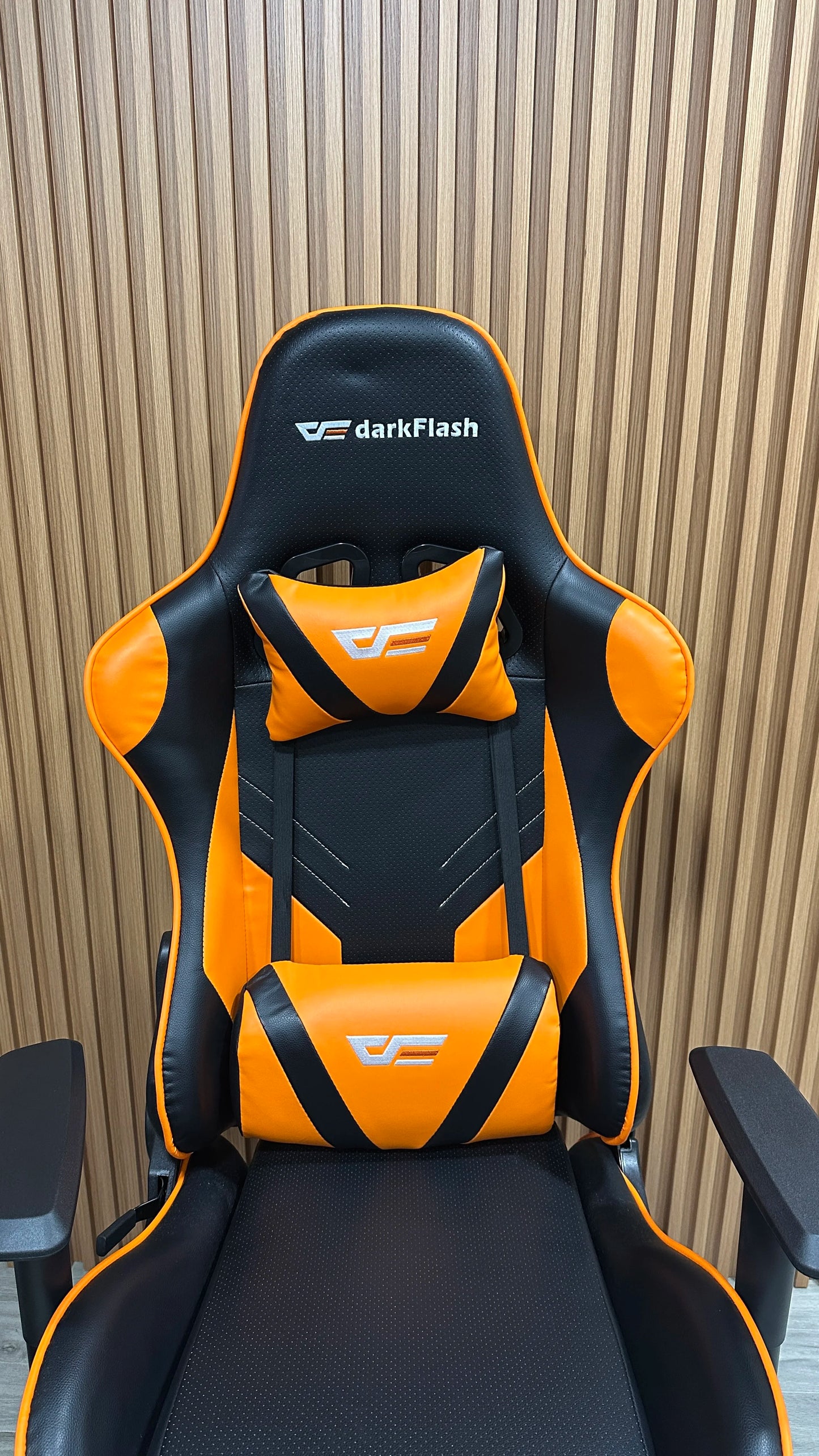 Silla Gamer Naranja Profesional Darkflash Rc360 Reclinable 180°