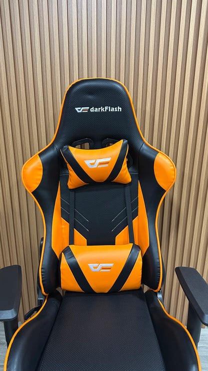 Silla Gamer Naranja Profesional Darkflash Rc360 Reclinable 180°