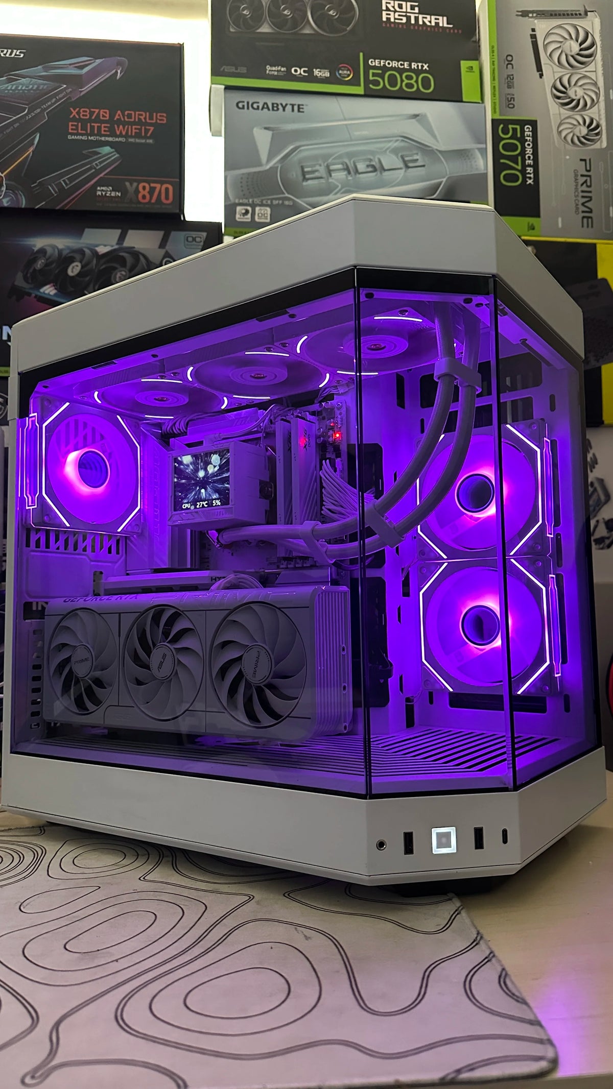 PC Gamer Gama Alta / Ryzen 7 8700F / RTX 5070 / Hyte Y60 /