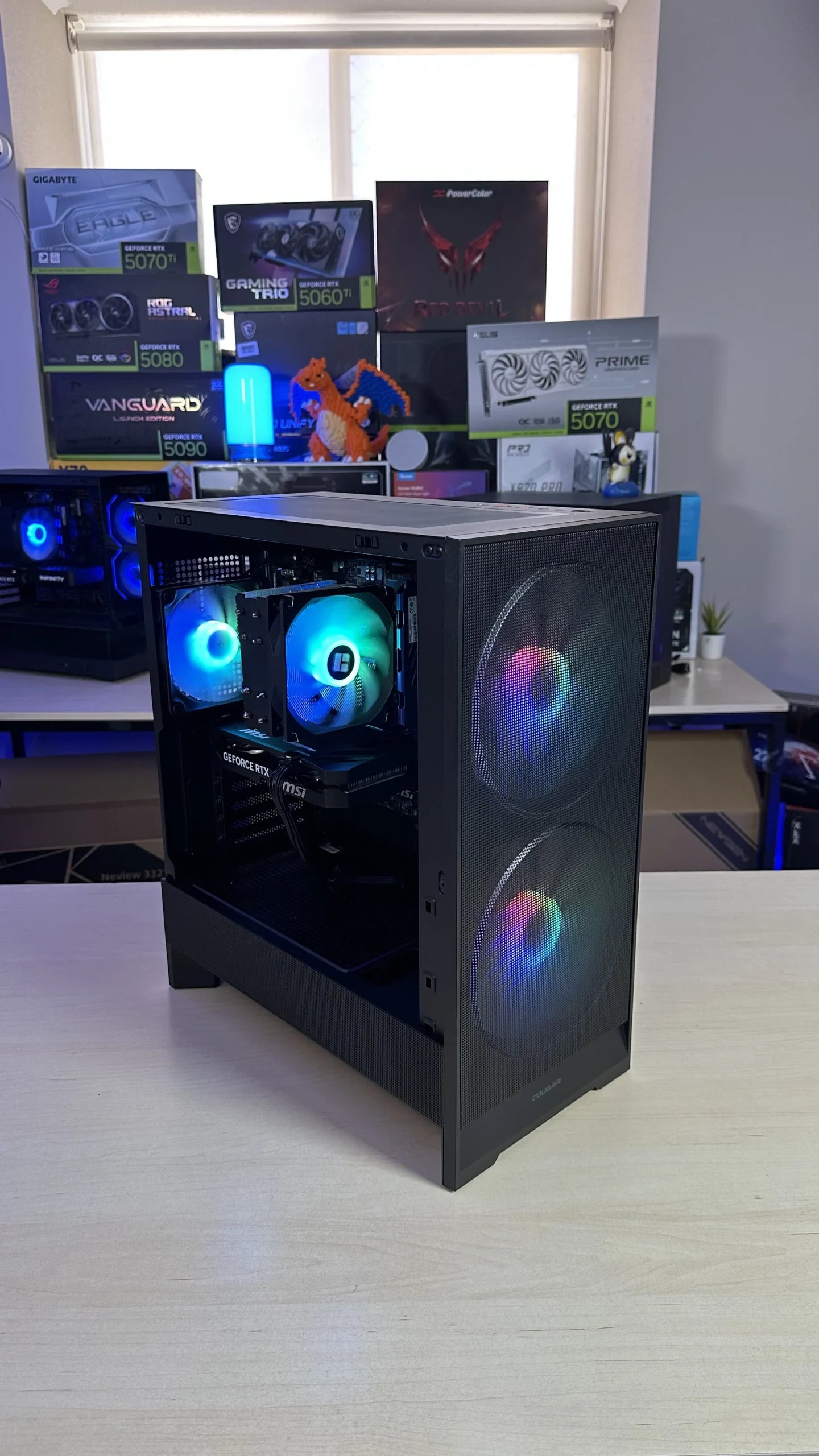 PC Gamer Gama Media | Ryzen 5 7600X / RTX 5060Ti 16GB / 1Tb Almacenamiento / Airface 180